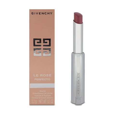 givenchy le rose perfecto color lip balm 201 timeless pink|Givenchy rose liquid balm.